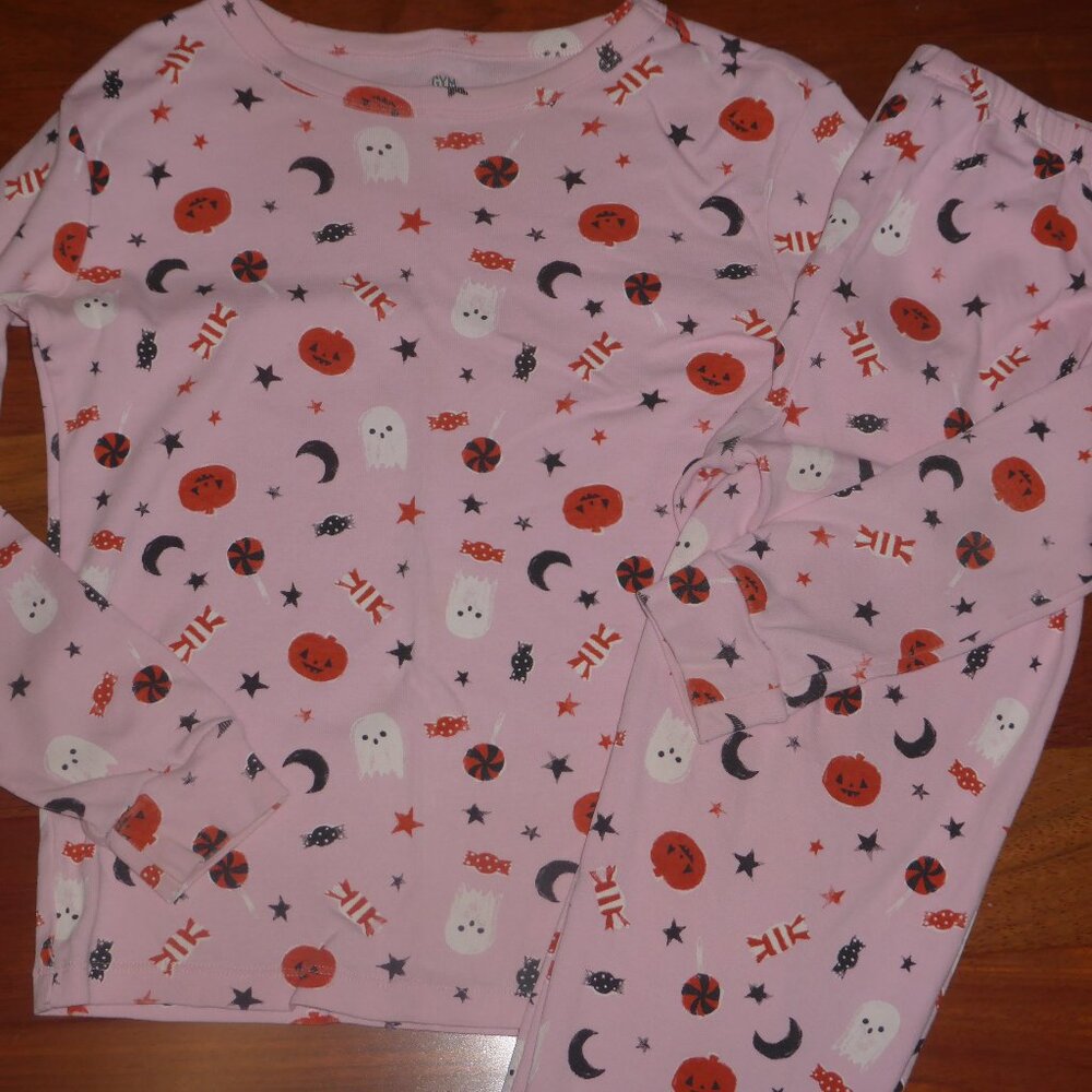 Gymboree Halloween Pajamas set size 14 EUC